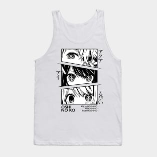 Oshi No Ko Eye White Tank Top